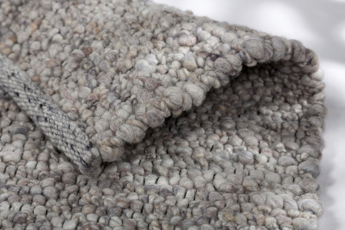HANDWEBTEPPICH 170/240 cm Odelia Hellgrau  - Hellgrau, KONVENTIONELL, Textil (170/240cm) - Schöner Wohnen