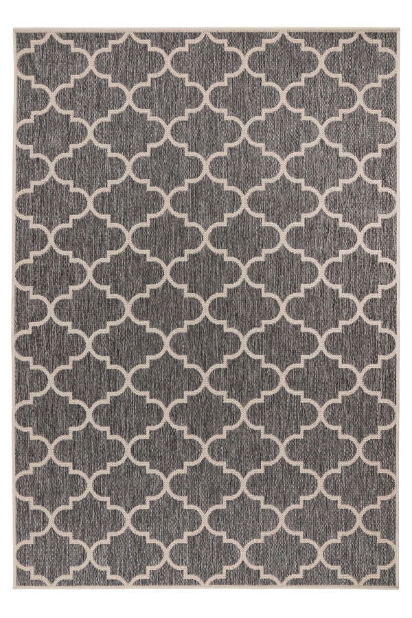 TEPIH NISKOG TKANJA 60/110 cm   srebrne boje   - srebrne boje, Basics, tekstil (60/110cm)