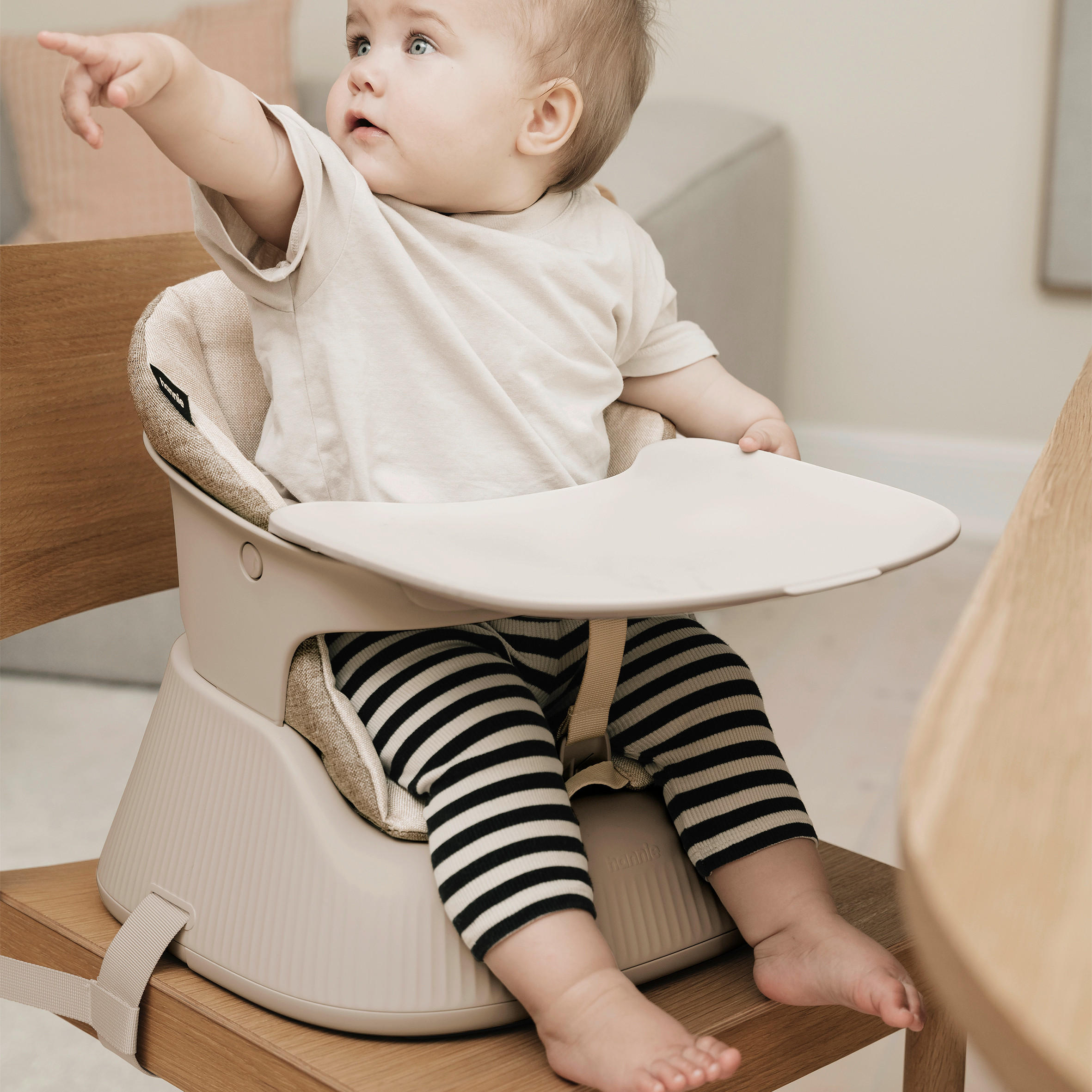 HOCHSTUHL Hannie Portable Chair Weiß White Sand  - Weiß, Trend, Kunststoff/Textil (35.2/27.7/34.4cm)