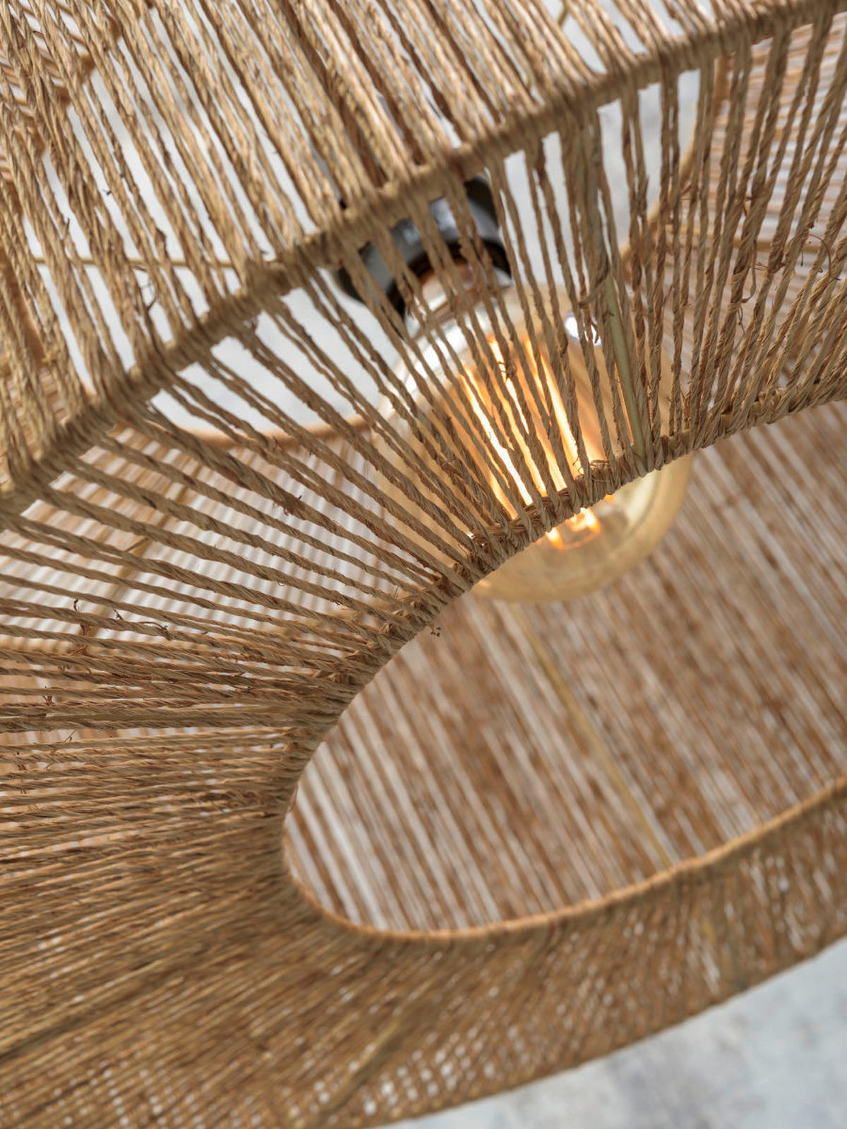 DECKENLEUCHTE GOOD&MOJO  60/50 cm   - Naturfarben, Trend (60/50cm) - Good & Mojo