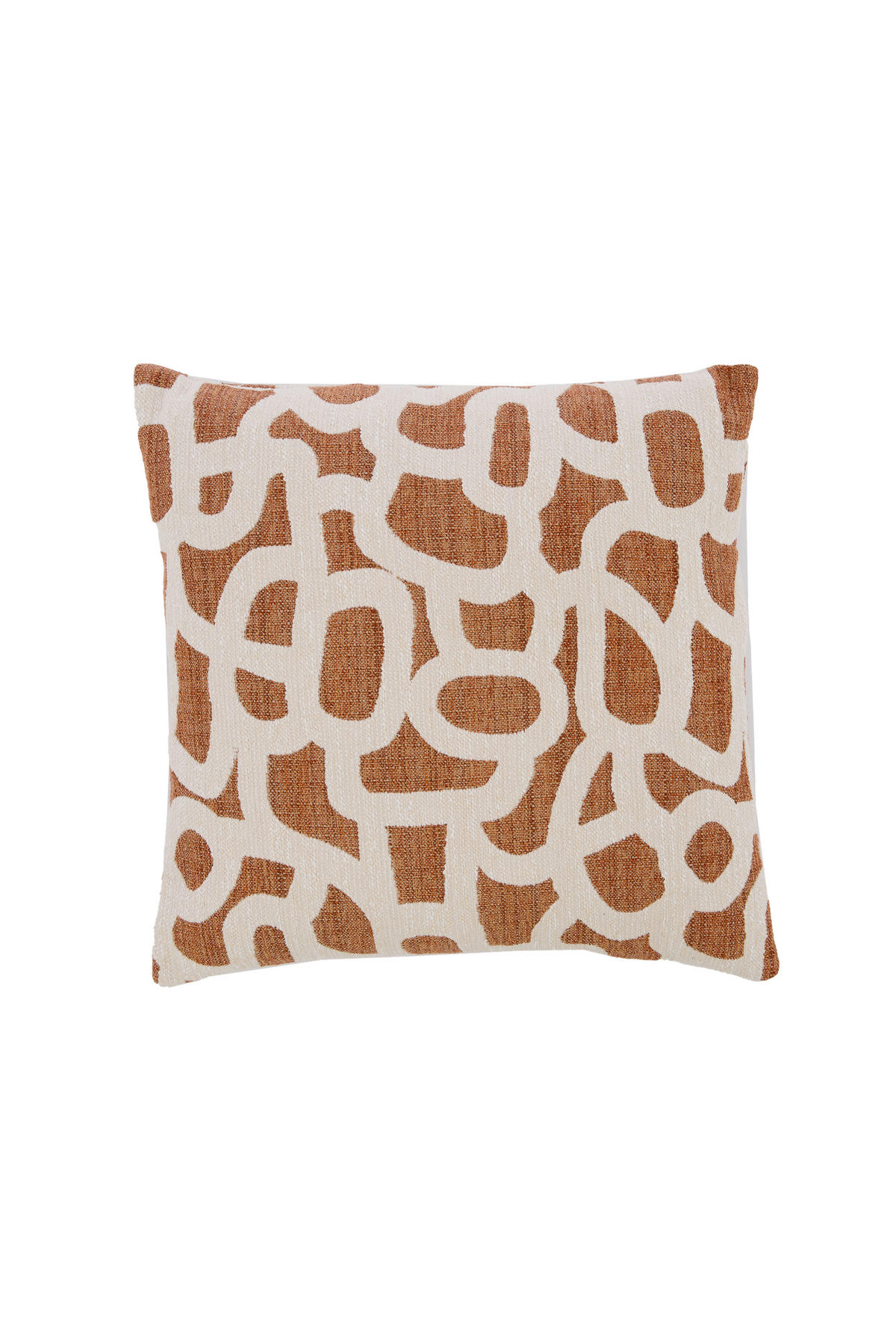 ZIERKISSEN ALPENA 45/45 cm  - Terracotta/Creme, LIFESTYLE, Textil (45/45cm) - Light & Living