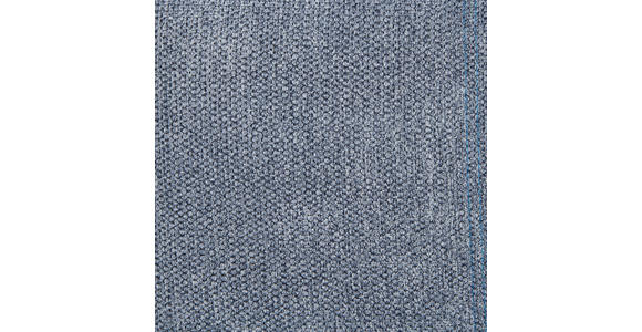 ECKSOFA  in Webstoff Blau  260/187 cm  - Chromfarben/Blau, Design, Textil/Metall (260/187cm) - Xora
