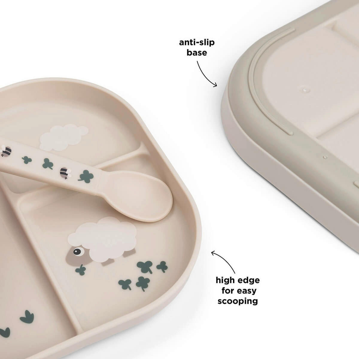 KINDERTELLER  - Sandfarben, Basics, Kunststoff (26/14,50/10,50cm)