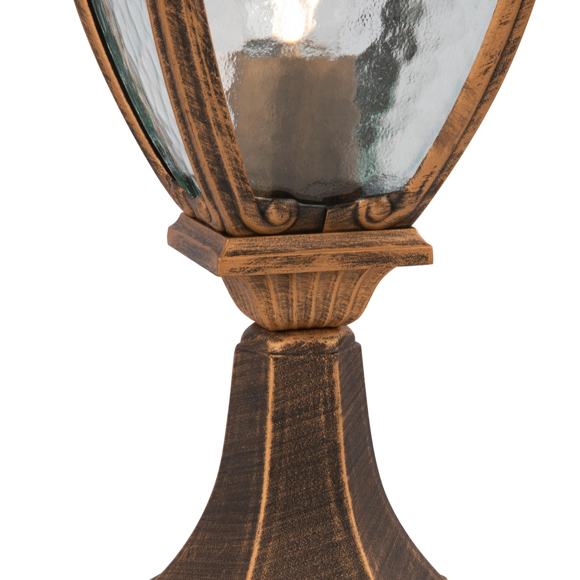 POLLERLEUCHTE Outdoor 16/48,5 cm   - Goldfarben/Schwarz, Trend, Metall (16/48,5cm) - MAYTONI