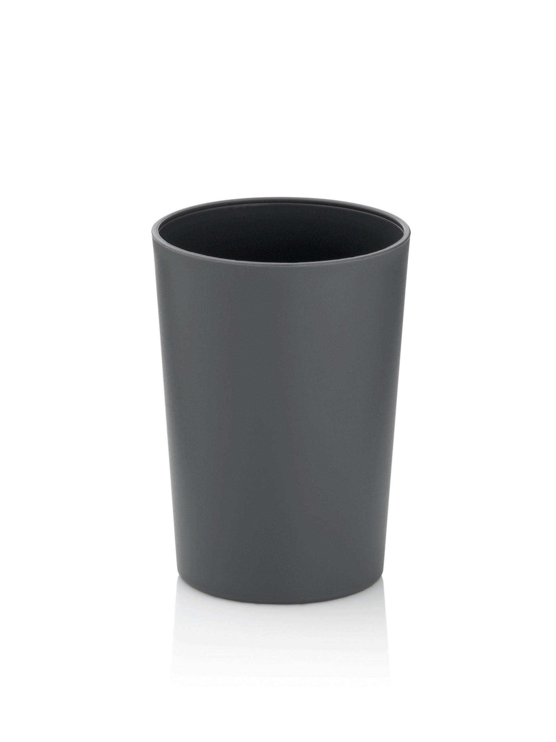 ZAHNPUTZBECHER Kunststoff  - Grau, Basics, Kunststoff (8/11cm) - Kela