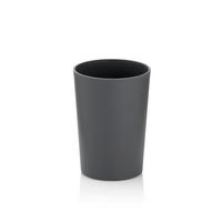 ZAHNPUTZBECHER Kunststoff  - Grau, Basics, Kunststoff (8/11cm) - Kela