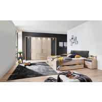 SPÁLŇA, farba duba, bridlicová - farba duba/bridlicová, Konventionell, kompozitné drevo (180cm) - Voleo