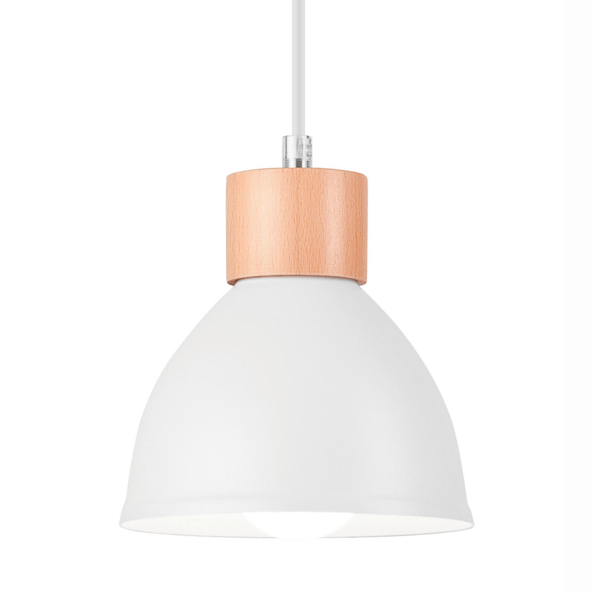 HÄNGELEUCHTE Nico 70/8/80 cm   - Weiß Hochglanz, Basics, Metall (70/8/80cm)