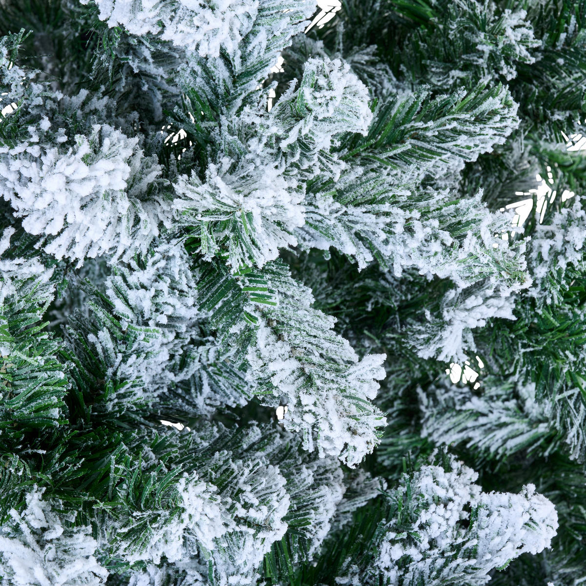 WEIHNACHTSBAUM 210 cm  - Weiss/Grün, Lifestyle, Kunststoff/Metall (137/210cm) - X-Mas