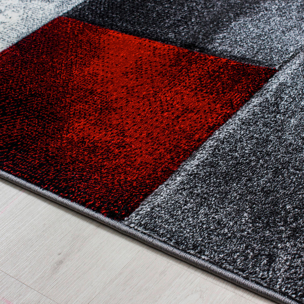 WEBTEPPICH 120/170 cm Hawaii 1710 Rot  - Rot, KONVENTIONELL, Textil (120/170cm)