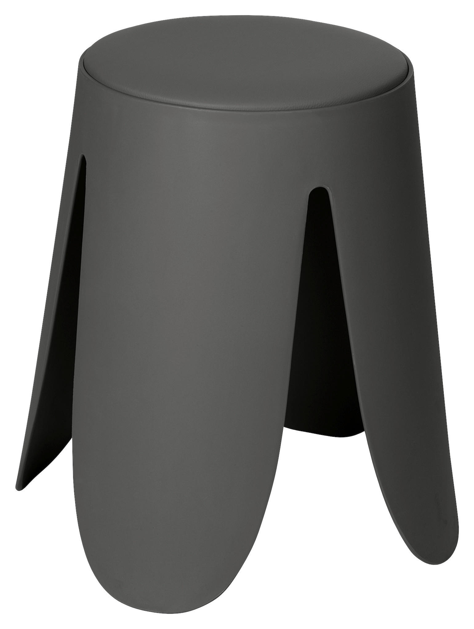 BADHOCKER - Anthrazit, Basics, Kunststoff (44,5/46,0/44,5cm) - Wenko