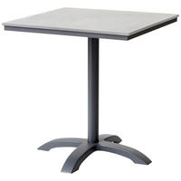 BISTROTISCH in Metall, Kunststoff 70/70/74 cm  - Anthrazit/Grau, Basics, Kunststoff/Metall (70/70/74cm) - Ambia Garden