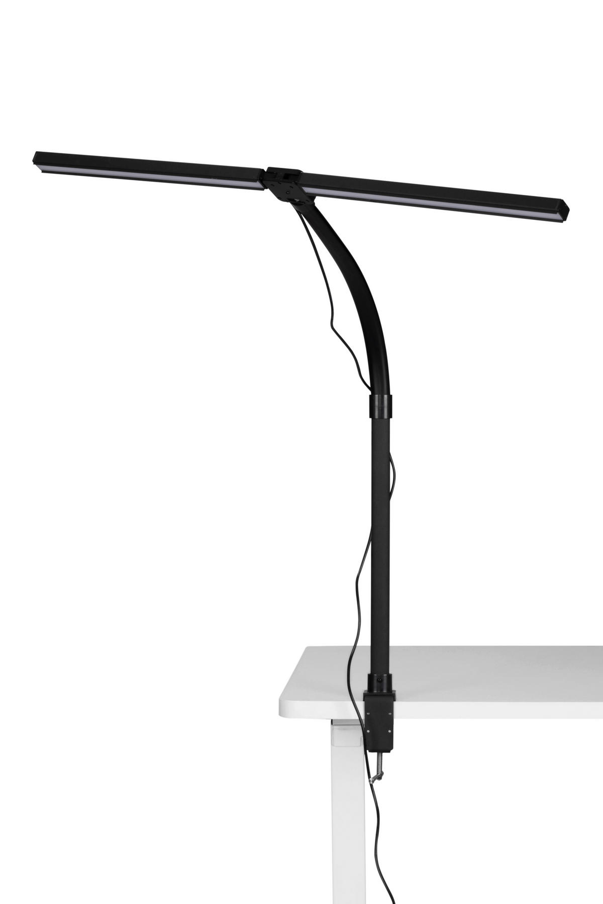 LED CSIPTETŐS LÁMPA - fekete, Basics, műanyag/fém (80/35/71,5cm) - Novel