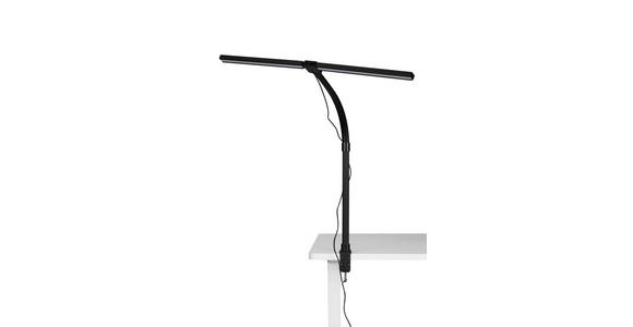 LED-KLEMMLEUCHTE 80/35/71,5 cm   - Schwarz, Basics, Kunststoff/Metall (80/35/71,5cm) - Novel