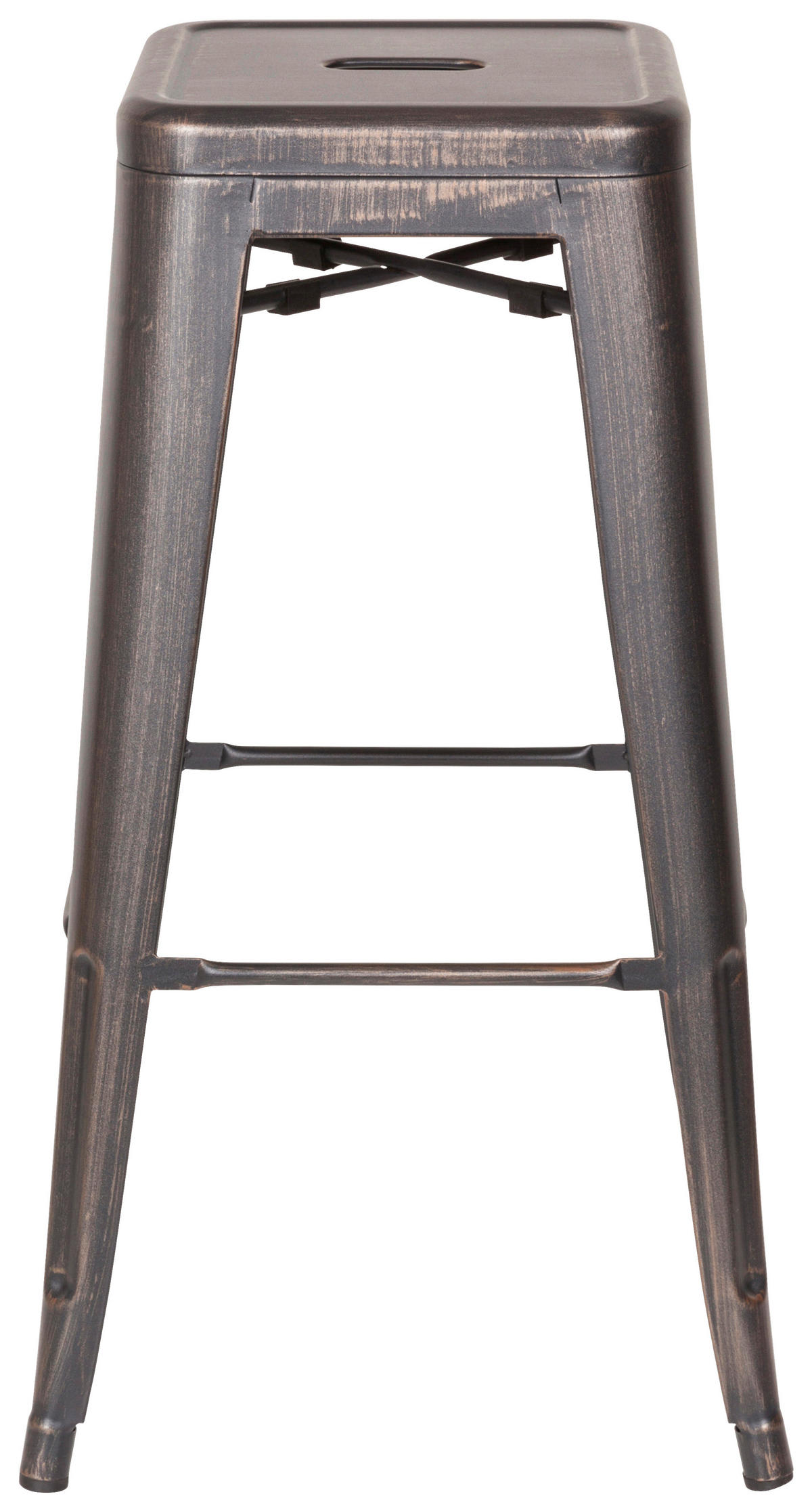 BAROVÁ STOLIČKA, čierna, zlatá - čierna/zlatá, Basics, kov (44/77/44cm) - MID.YOU