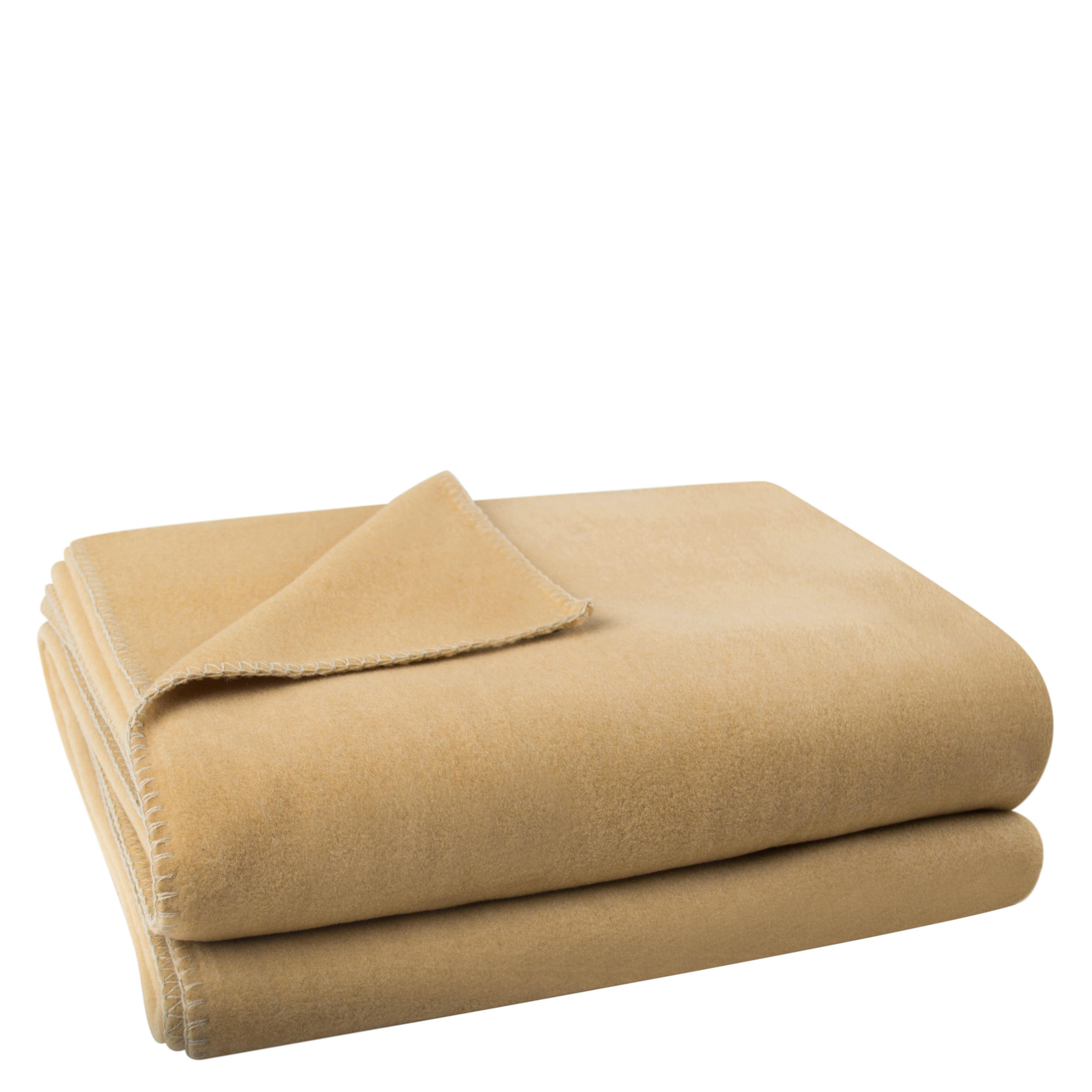 Zoeppritz Fleecedecke Soft Fleece Hellbraun 160x200 cm