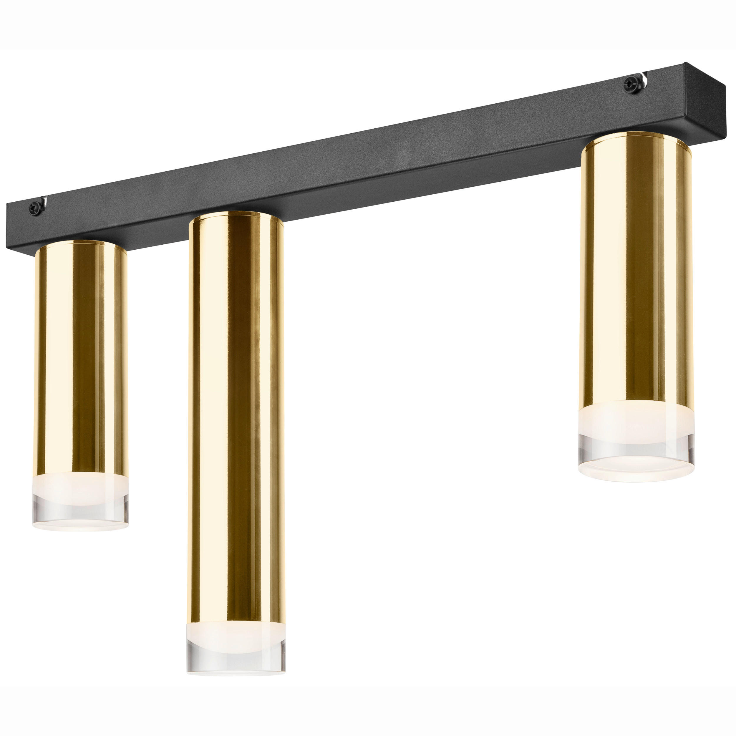 DECKENLEUCHTE Diego 50/50/32 cm   - Goldfarben, Basics, Metall (50/50/32cm)