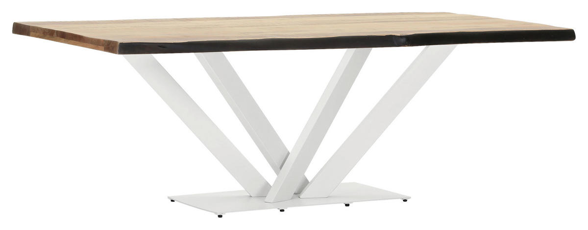 TISCHPLATTE Akaziefarben   - Akaziefarben, Design, Holz (220/100/5cm) - Landscape