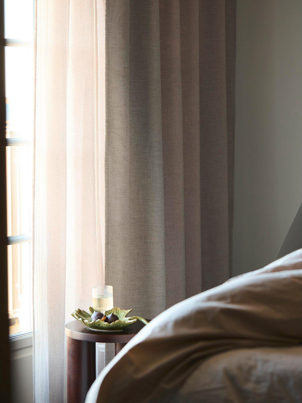 VERDUNKELUNGSVORHANG - Beige, Basics, Textil (130/280cm) - Svanefors