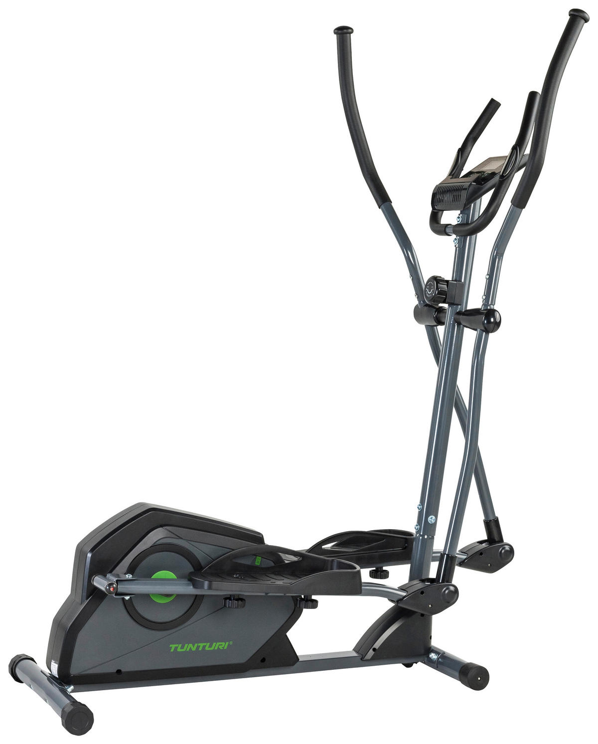 CROSSTRAINER - Schwarz/Grau, MODERN, Kunststoff/Metall (60/163/124cm) - Tunturi