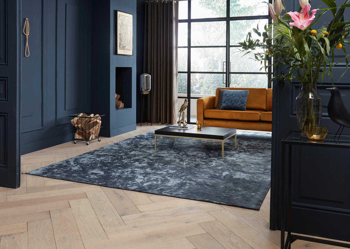 WEBTEPPICH 160/230 cm Blau  - Blau, Design, Textil (160/230cm) - Novel