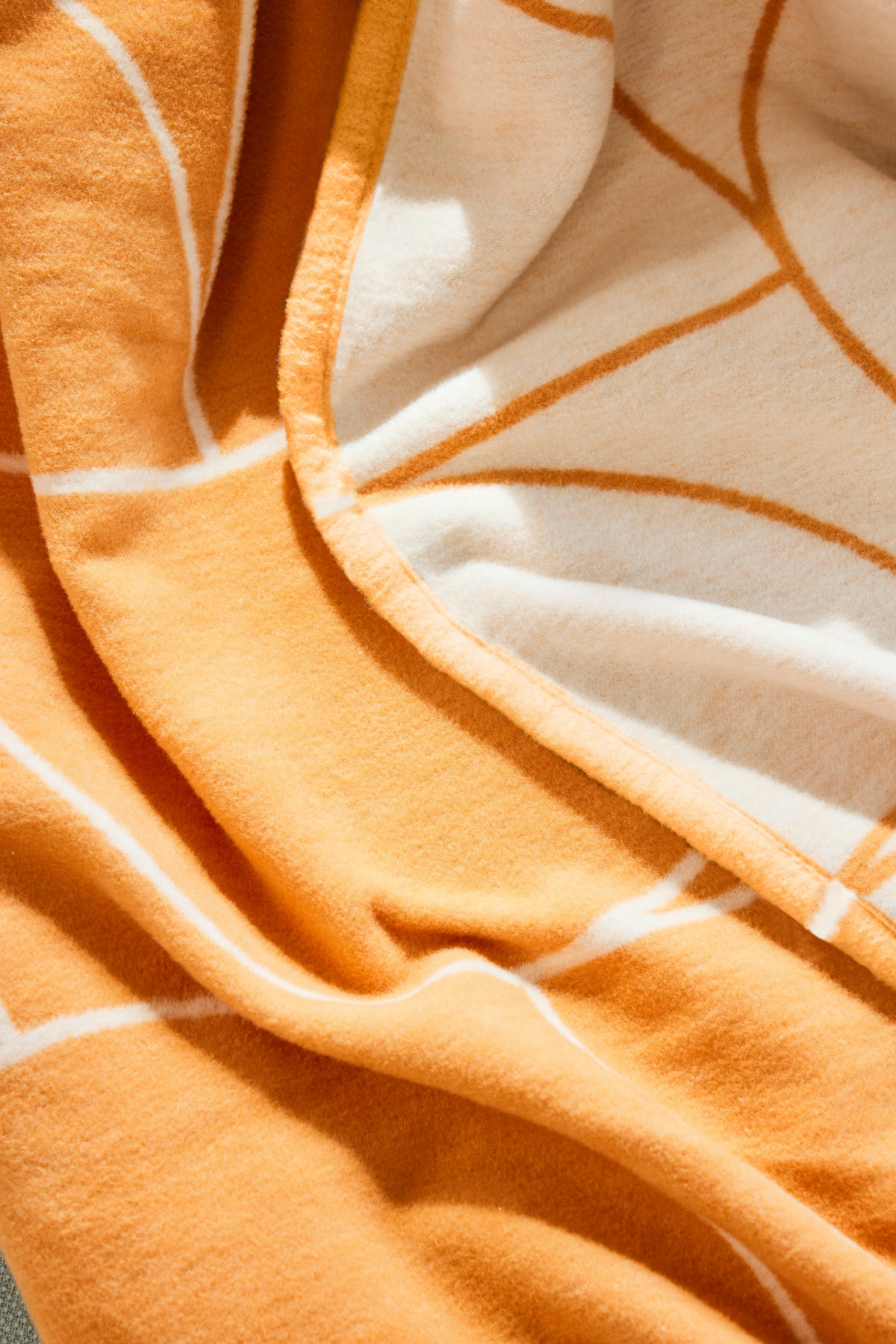 WOHNDECKE 140/200 cm  - Orange, Design, Textil (140/200cm) - Bio:Vio