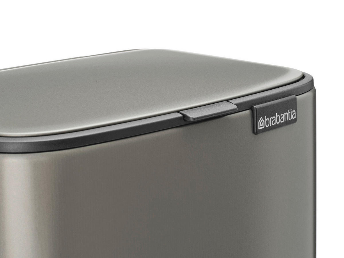 KANTA SA PAPUČICOM  7 l   - antracit/platinasta, Osnovno, metal/plastika (24,2/31/24,2cm) - Brabantia
