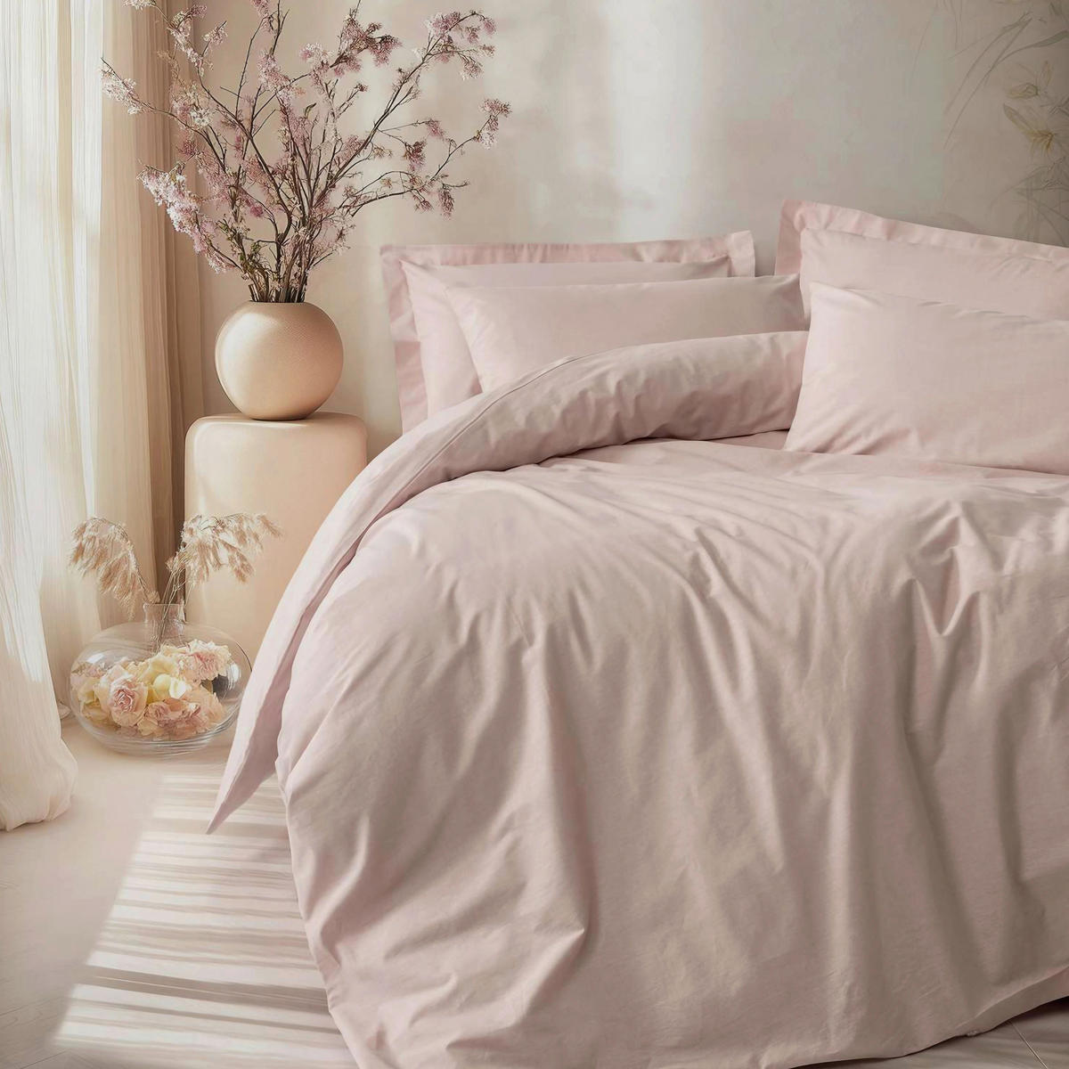 BETTWÄSCHE 135/200 cm  - Beige, Basics, Textil (135/200cm)