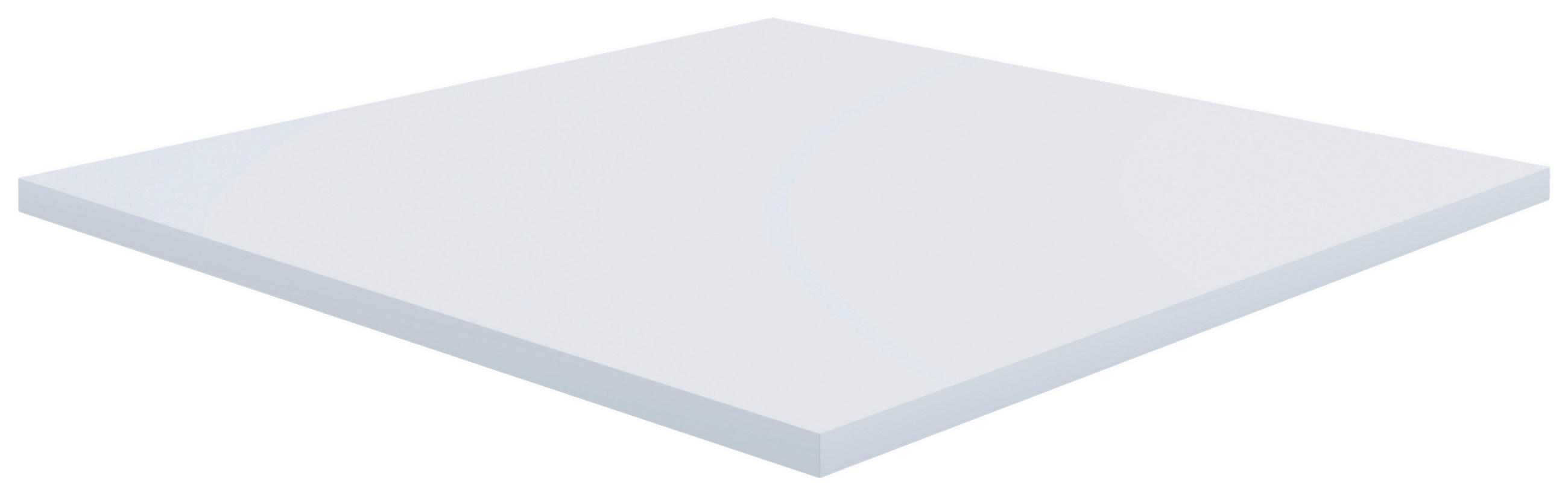 SKRIVBORDSSKIVA - vit, Modern, trämaterial (50/8/50cm) - MID.YOU