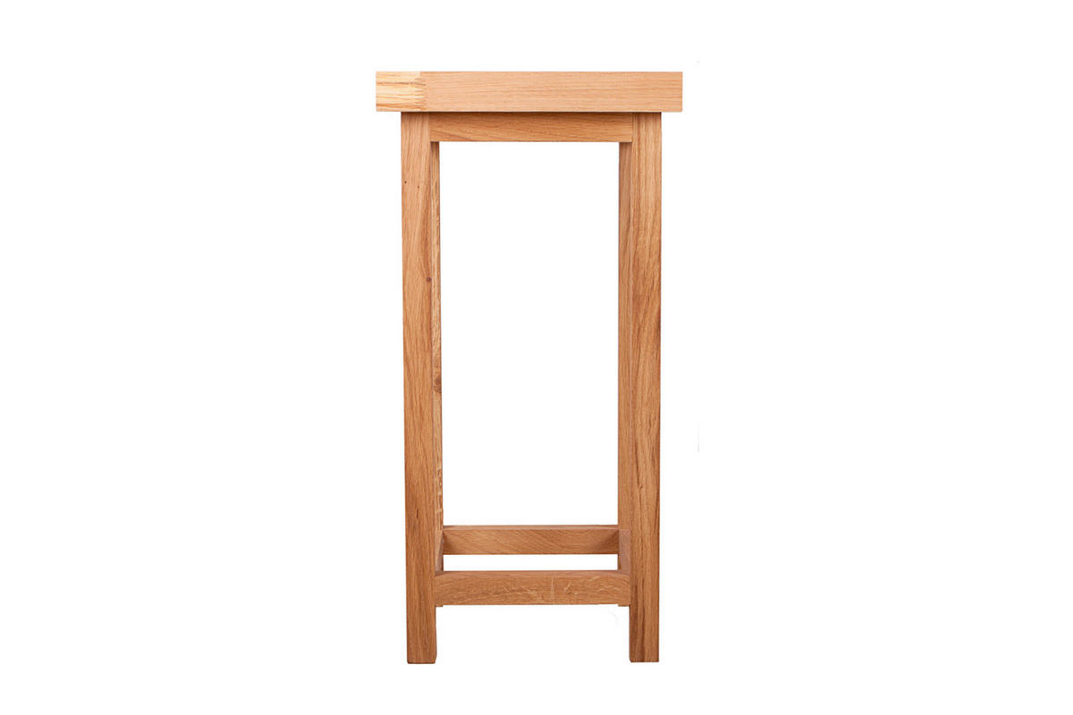 Universalhocker Echtholz  - Eichefarben, Basics, Holz (30/60/30cm) - Gardenson