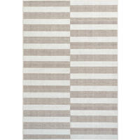 TUFTTEPPICH 130/190 cm MESIO STRIDER, waschbar Eiche grau, Grauweiß rechteckig  - Eiche grau/Grauweiß, Design, Kunststoff/Textil (130/190cm) - Lindorug