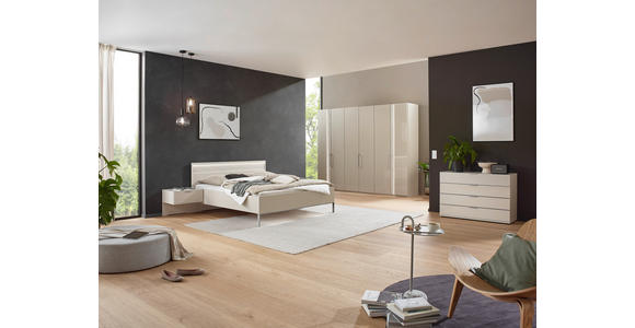 SCHLAFZIMMER Champagner  - Champagner, Design, Glas/Holzwerkstoff (180/200cm) - Dieter Knoll
