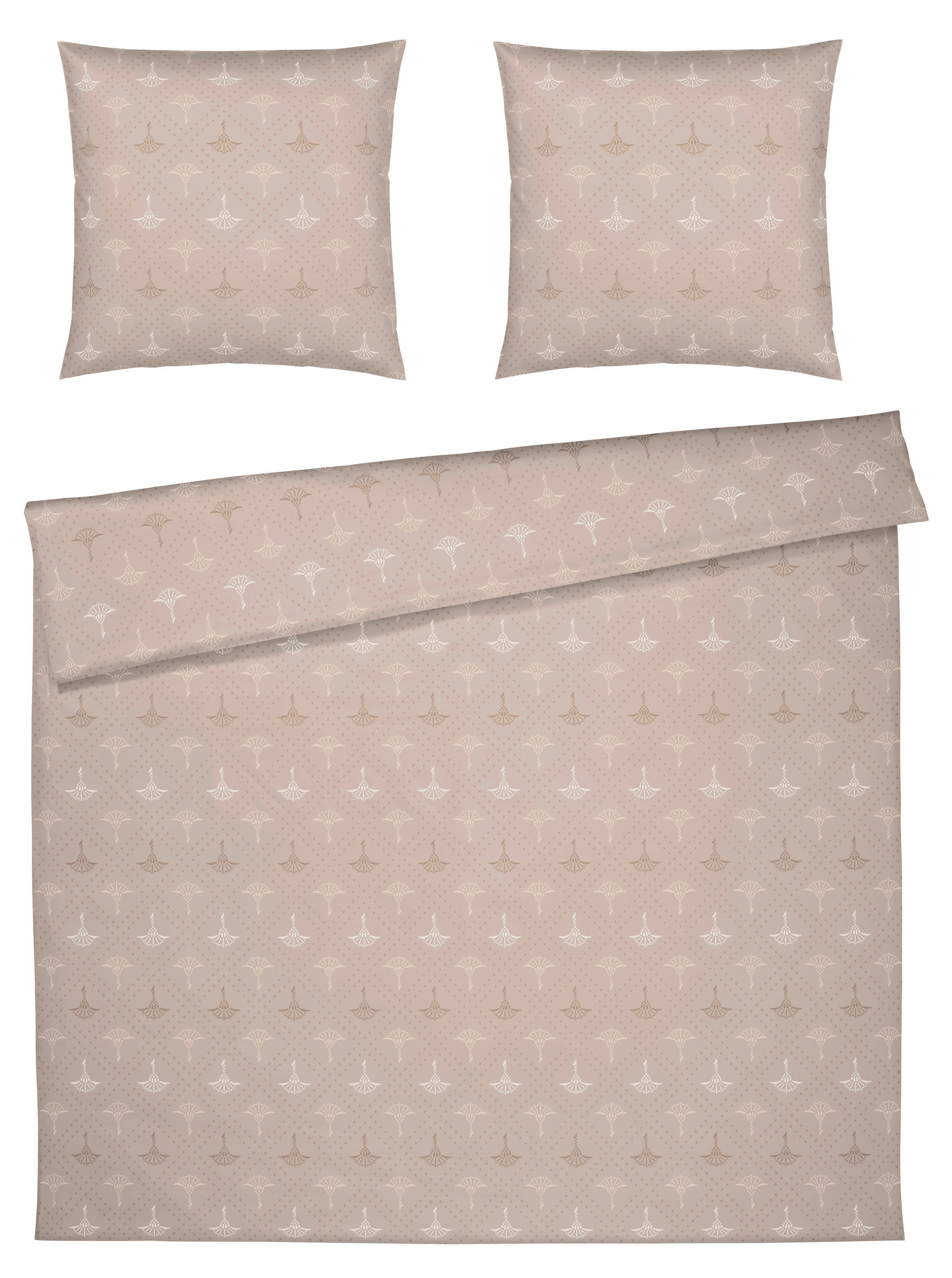 BETTWÄSCHE Cornflower Charm Makosatin 200/200 cm  - Orange, Design, Textil (200/200cm) - Joop!