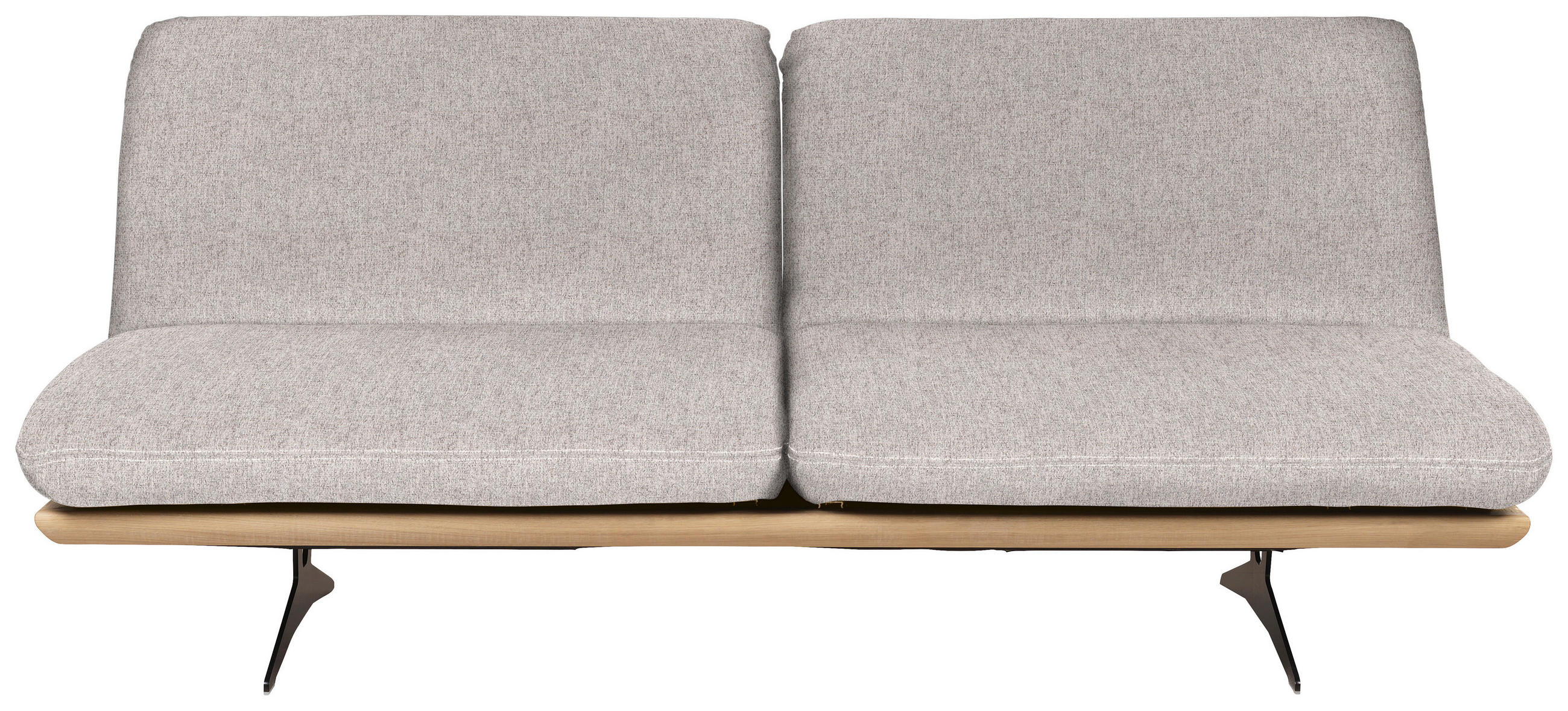 SCHLAFSOFA in Webstoff Hellgrau, Beige  - Beige/Hellgrau, Design, Holz/Textil (204/92/90cm) - Dieter Knoll