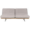 SCHLAFSOFA Webstoff Hellgrau, Beige  - Beige/Hellgrau, Design, Holz/Textil (204/92/90cm) - Dieter Knoll