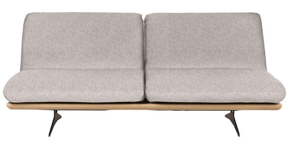 SCHLAFSOFA in Webstoff Hellgrau, Beige  - Beige/Hellgrau, Design, Holz/Textil (204/92/90cm) - Dieter Knoll