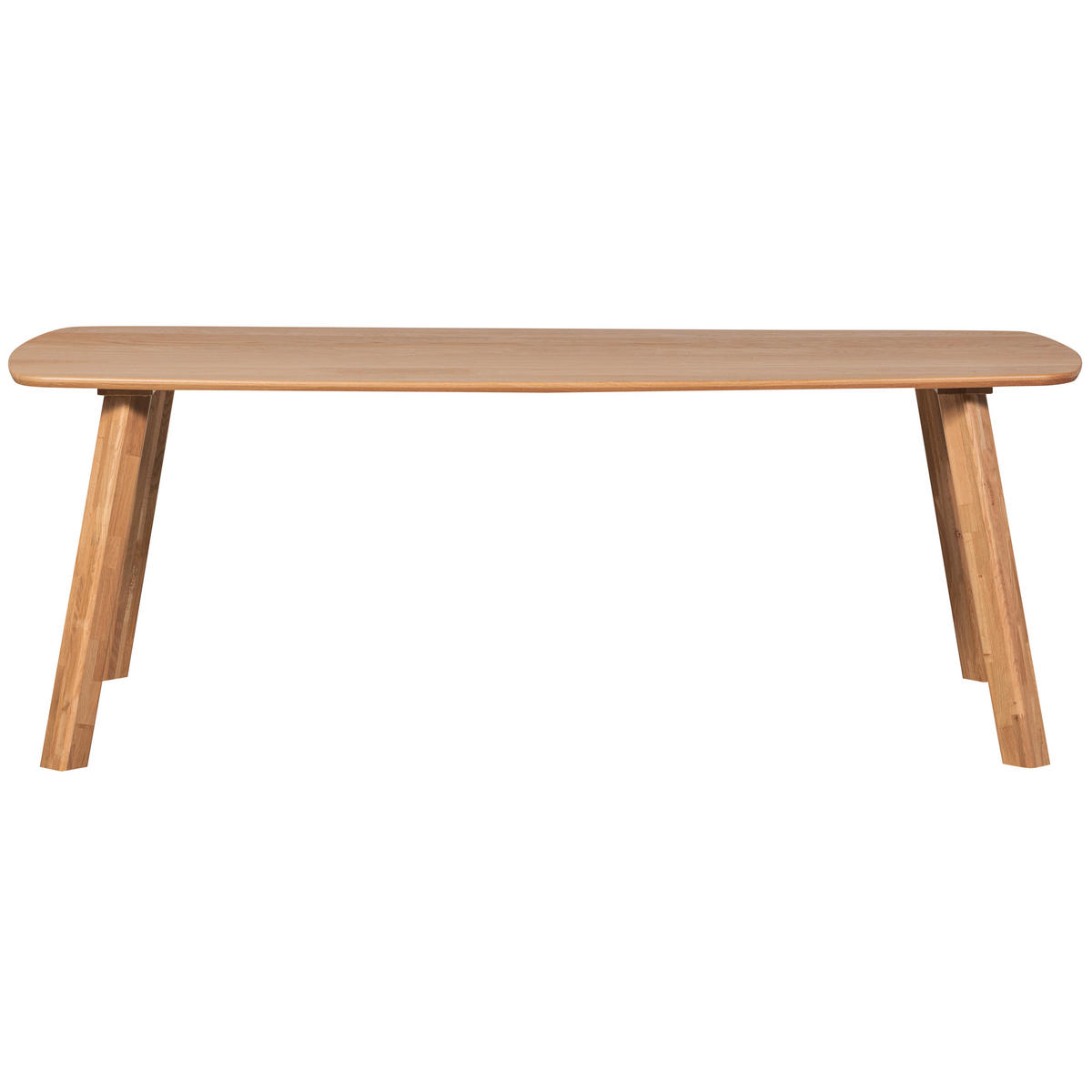 ESSTISCH Eiche massiv oval Eichefarben  - Eichefarben, Design, Holz (180/100/74cm) - Livetastic
