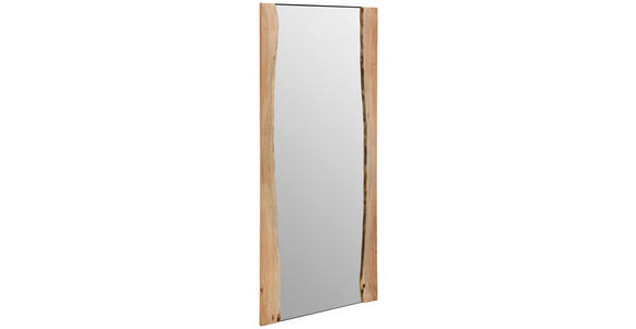 WANDSPIEGEL 85/190/3 cm    in rechteckig  - Akaziefarben, LIFESTYLE, Glas/Holz (85/190/3cm) - Landscape