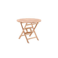 GARTENTISCH 80/80/75 cm Holz rund  - Naturfarben, Natur, Holz (80/80/75cm) - Livetastic