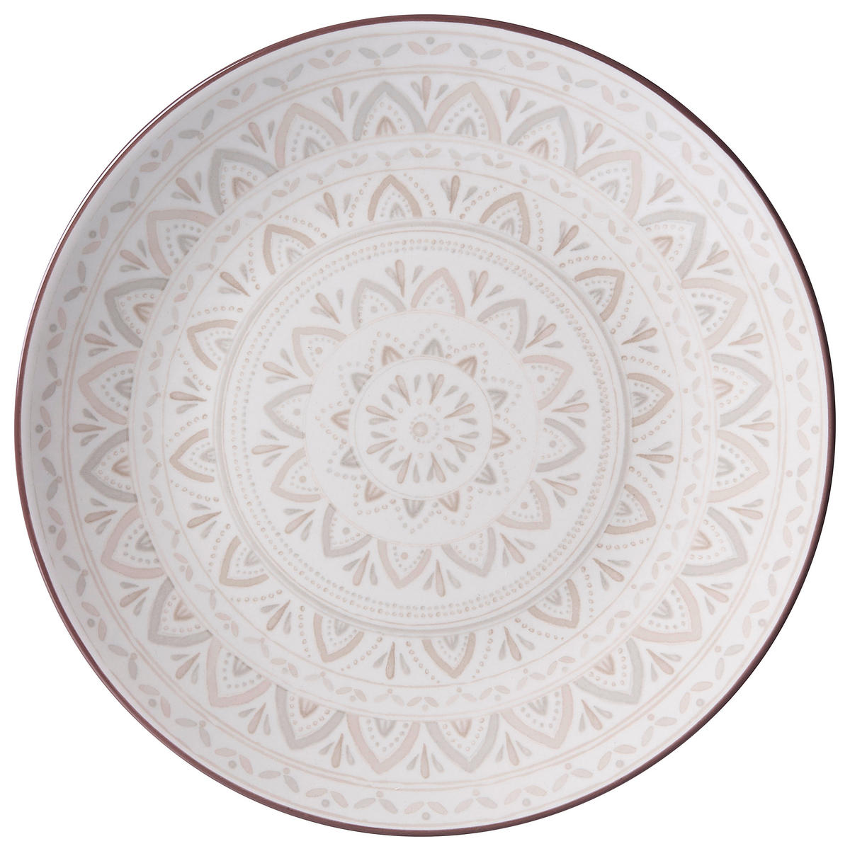 PLYTKÝ TANIER, keramika, 26,5 cm - hnedá/sivá, Konventionell, keramika (26,5cm) - Ritzenhoff Breker