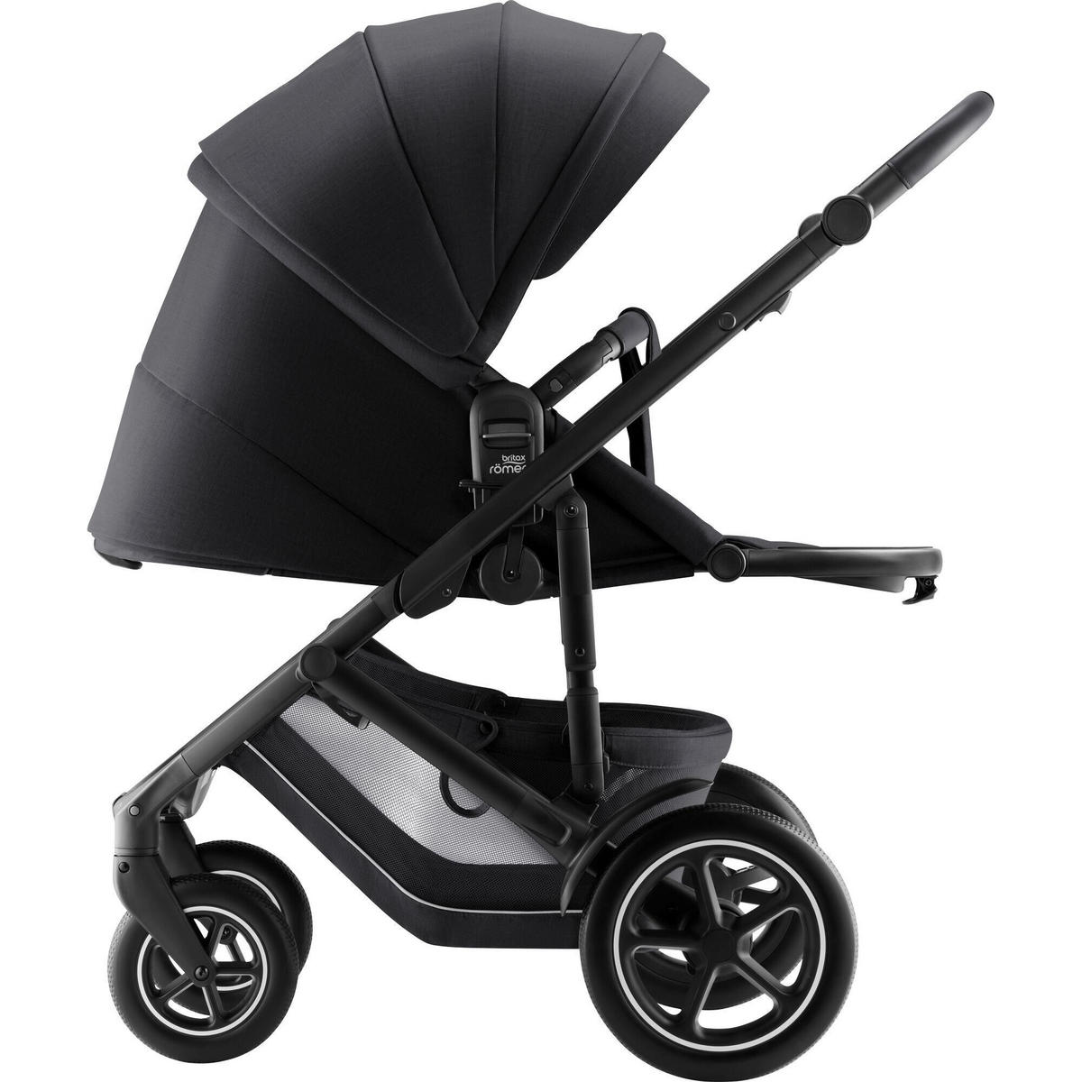 KINDERWAGEN  Smile 5Z  Carbon Black  - Schwarz/Grau, Basics, Textil/Metall (57/112/97.7cm) - Britax Römer