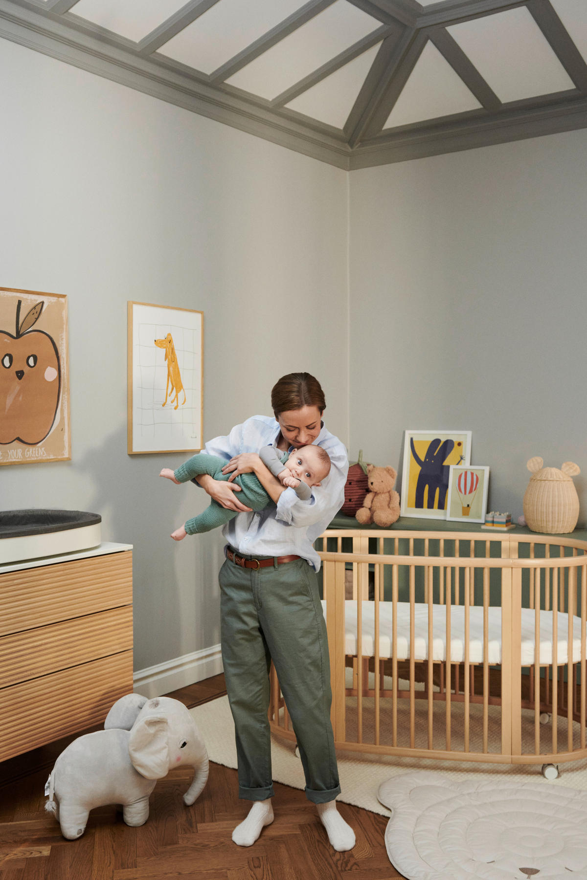 GITTERBETT Sleepi V3  141/74/78 cm   - Naturfarben, Basics, Holz (141/74/78cm) - Stokke