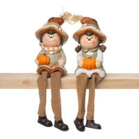 KANTENSITZER - Dunkelorange, LIFESTYLE, Keramik (5,5/5,5/9,5cm)