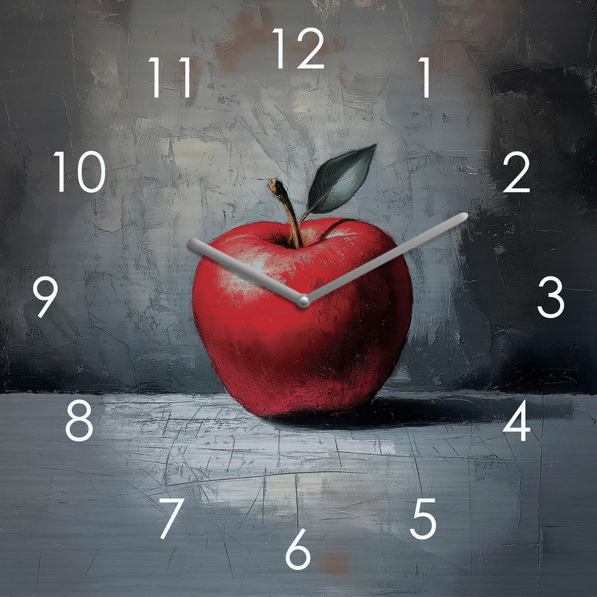 WANDUHR Time For An Apple I Multicolor 20/20/3,1 cm  - Multicolor, Basics, Metall (20/20/3,1cm)