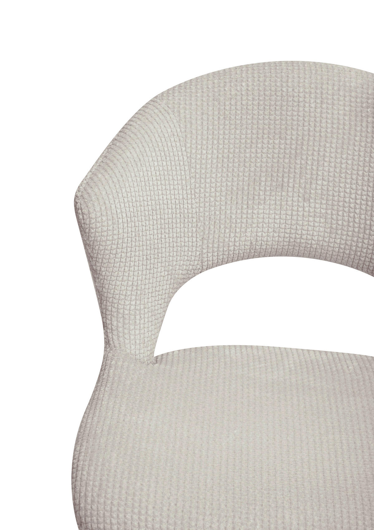 STUHL   Webstoff  Beige  - Beige/Schwarz, Design, Textil/Metall (56,5/83,5/63,5cm) - Stylife