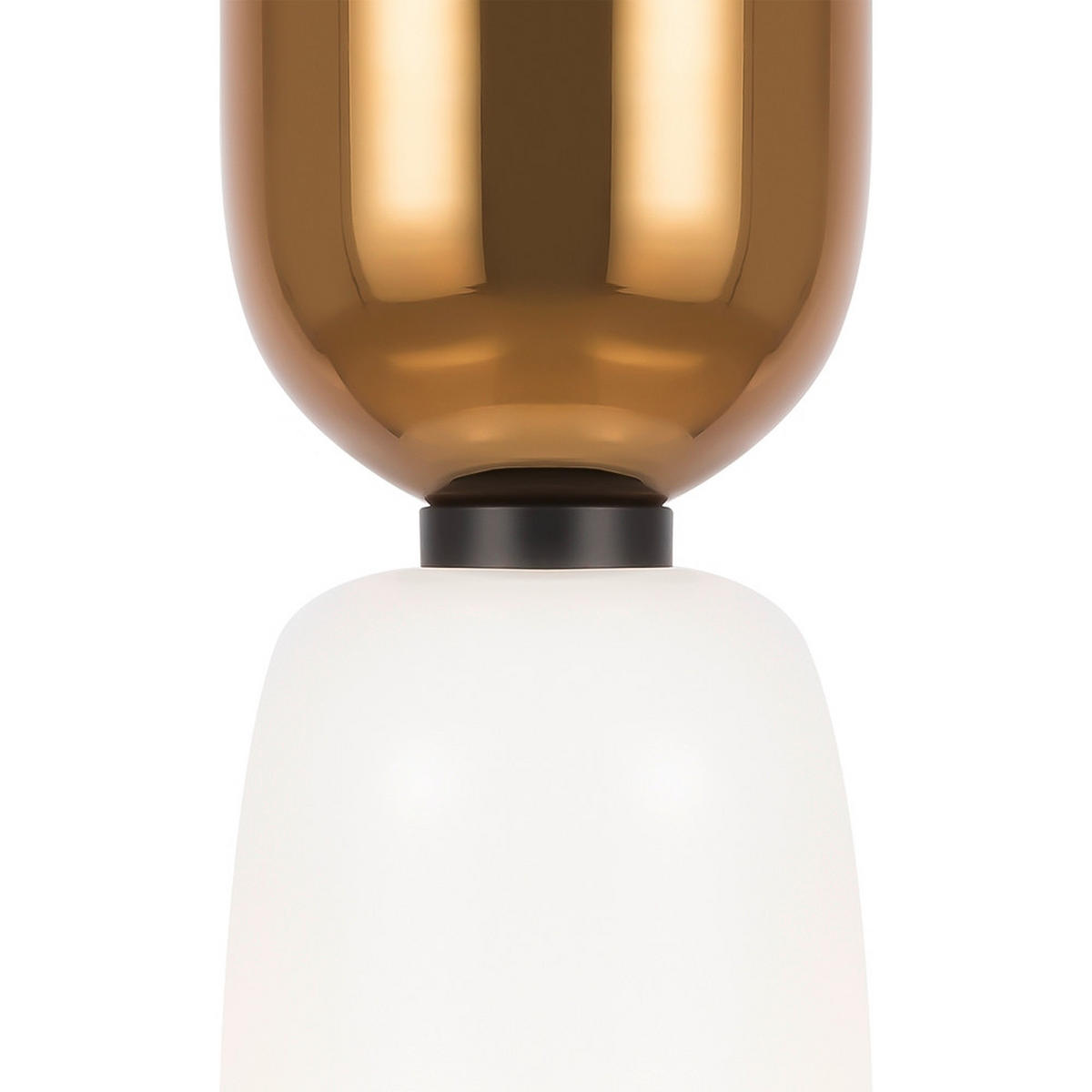 PENDELLEUCHTE 8/44,5 cm    - Goldfarben/Schwarz, Modern, Glas/Metall (8/44,5cm) - MAYTONI