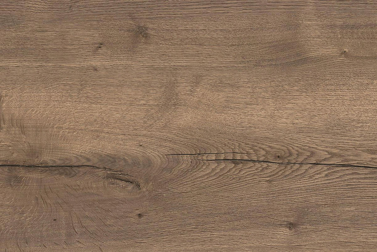 KÜCHENLEERBLOCK 240 cm   in Grau, Eiche dunkel  - Eiche dunkel/Edelstahlfarben, MODERN, Holzwerkstoff/Metall (240cm) - Nobilia