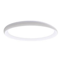 STROPNÉ LED SVIETIDLO, 30/3,5 cm  - biela, Basics, plast (30/3,5cm) - Novel