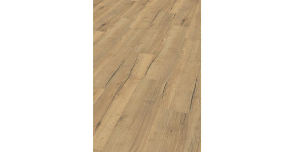 LAMINATBODEN Creston Eiche  per  m² - Eichefarben, KONVENTIONELL, Holzwerkstoff (129,2/24,6/0,8cm) - Venda