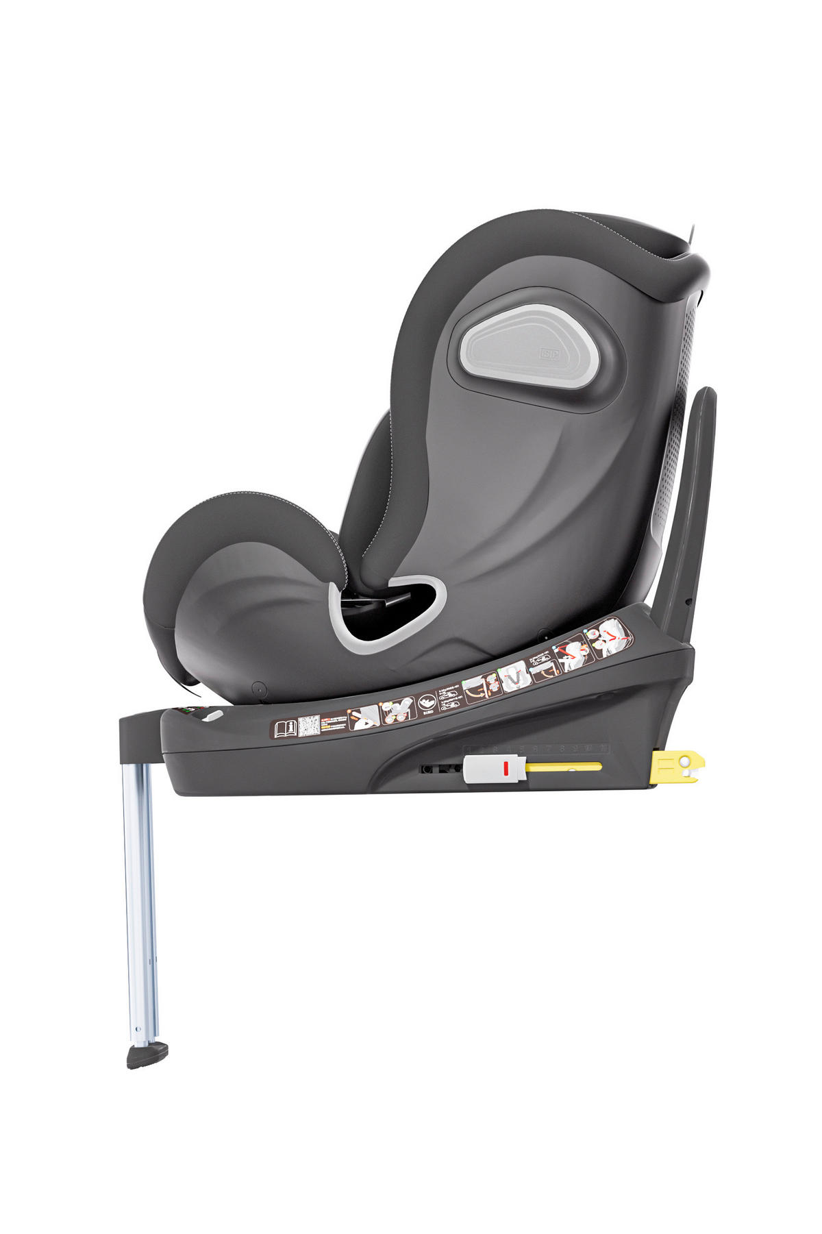 REBOARDER-KINDERSITZ Swan Fix  - Schwarz, Basics, Kunststoff/Textil (44/77/58,5cm)